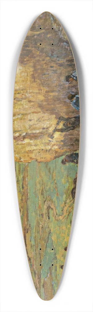 Josef Ullmann - Stone Quarry 39.3 inch art pintail longboard deck