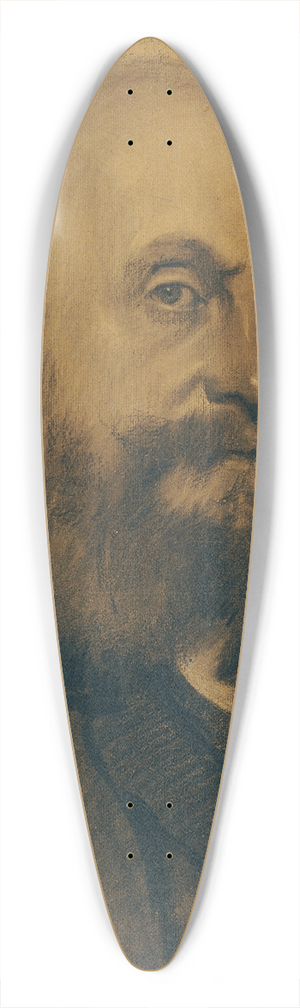 Josef Wawra - Herrenbildnis 39.3 inch art pintail longboard deck