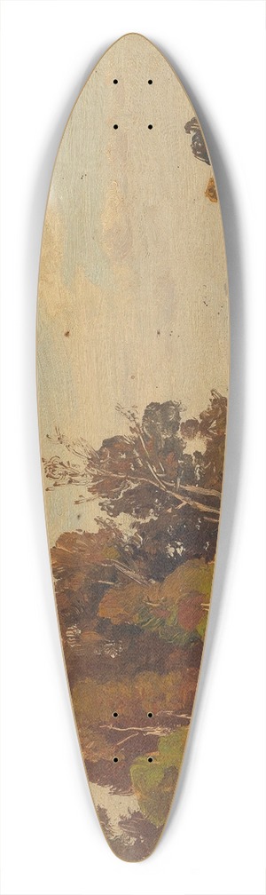 Josef Willroider - Aus Bernried 39.3 inch art pintail longboard deck