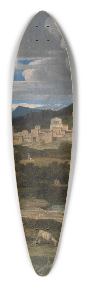 Joseph Anton Koch - Heroische Landschaft mit Regenbogen 39.3 inch art pintail longboard deck