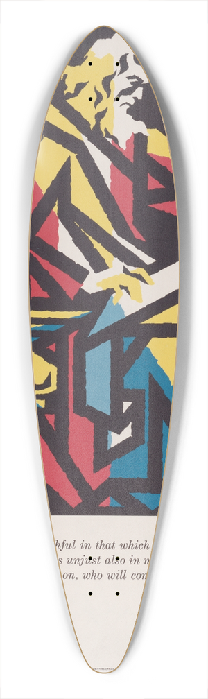 Joseph Binder - St. Luke 39.3 inch art pintail longboard deck