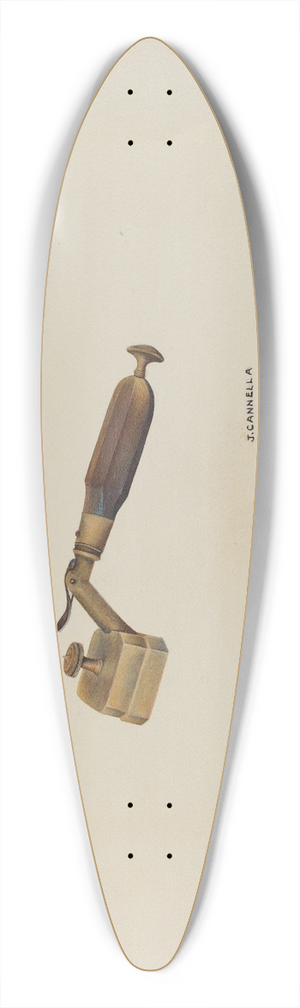 Joseph Cannella - Spring Lancet 39.3 inch art pintail longboard deck