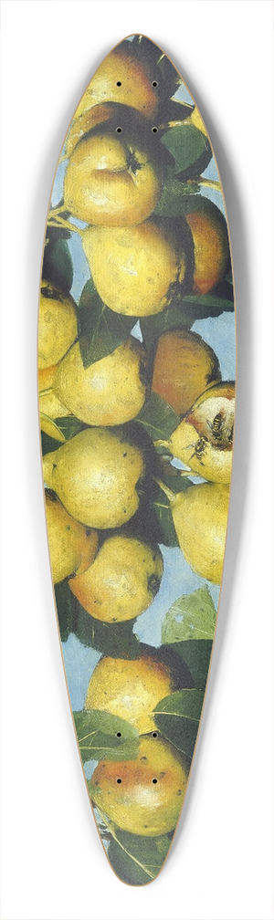 Joseph Decker - Ripening Pears 39.3 inch art pintail longboard deck