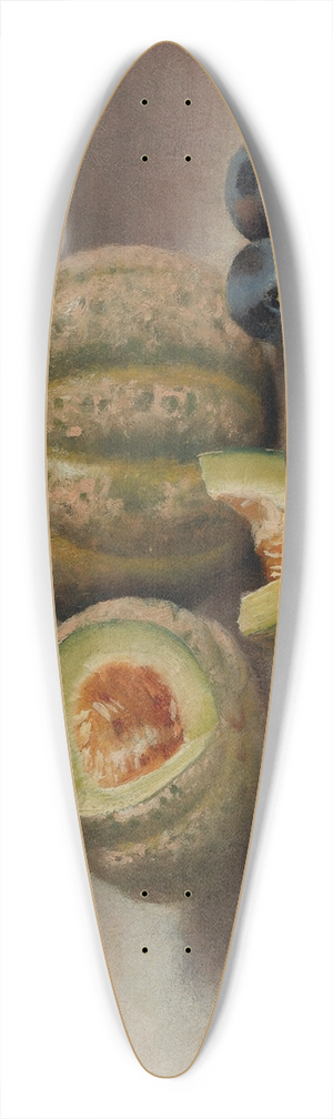 Joseph Decker - Still Life With Plums And Melons 39.3 inch art pintail longboard deck