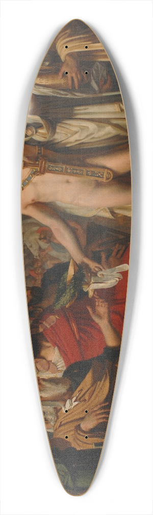 Joseph-Dsir Court - Achilles Introduced to Nestor 39.3 inch art pintail longboard deck