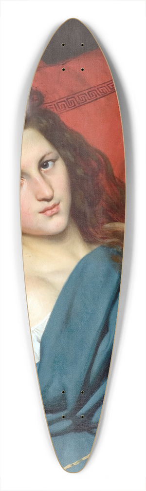 Joseph-Dsir Court - Woman Reclining on a Divan 39.3 inch art pintail longboard deck