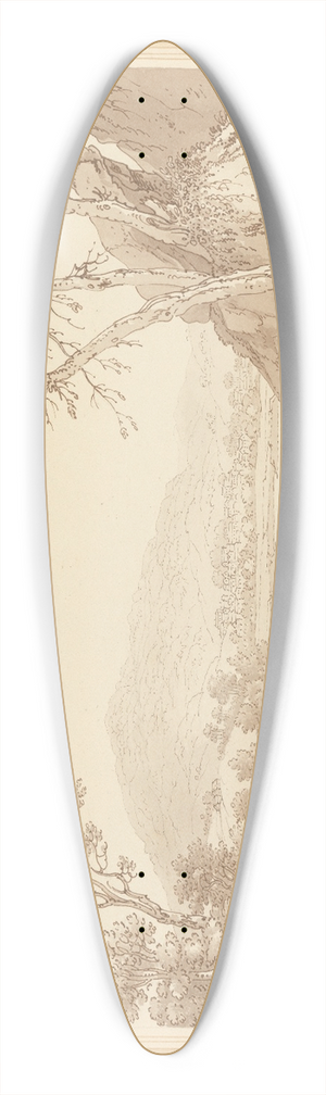 Joseph Farington - Ambleside 39.3 inch art pintail longboard deck Joseph Farington - Ambleside 39.3 inch art pintail longboard deck