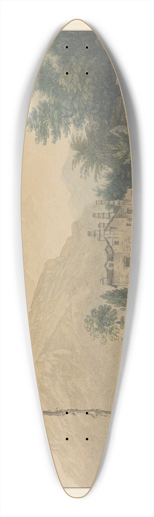 Joseph Farington - Palace of Patterdale 39.3 inch art pintail longboard deck Joseph Farington - Palace of Patterdale 39.3 inch art pintail longboard deck