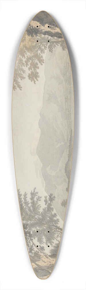 Joseph Farington - View of Skiddaw and Derwentwater 39.3 inch art pintail longboard deck Joseph Farington - View of Skiddaw and Derwentwater 39.3 inch art pintail longboard deck