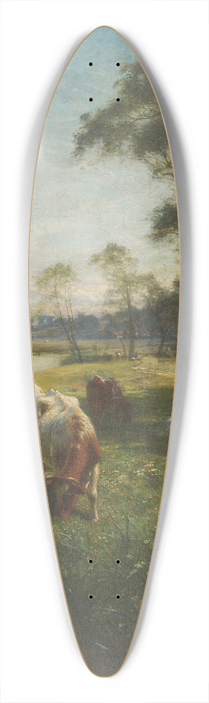 Joseph Farquharson - Cattle Grazing 39.3 inch art pintail longboard deck