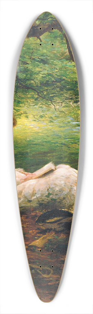 Joseph Farquharson - Summertime 39.3 inch art pintail longboard deck
