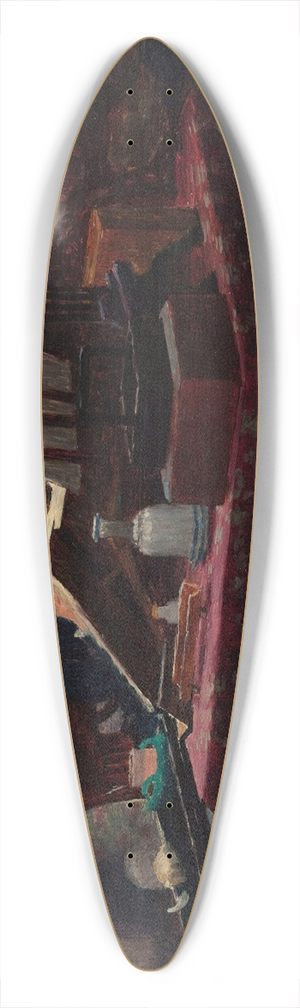 Joseph Flix Bouchor - La Princesse Mathilde dans son atelier de St-Gratien 39.3 inch art pintail longboard deck Joseph Flix Bouchor - La Princesse Mathilde dans son atelier de St-Gratien 39.3 inch art pintail longboard deck
