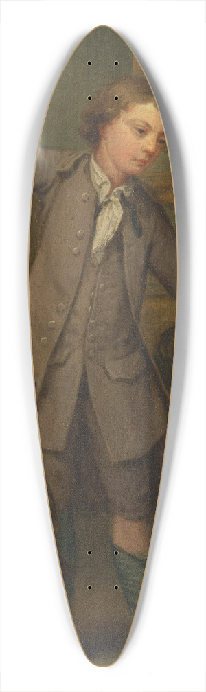 Joseph Francis Nollekens - Portrait of Two Boys, probably Joseph and John Joseph Nollekens 39.3 inch art pintail longboard deck
