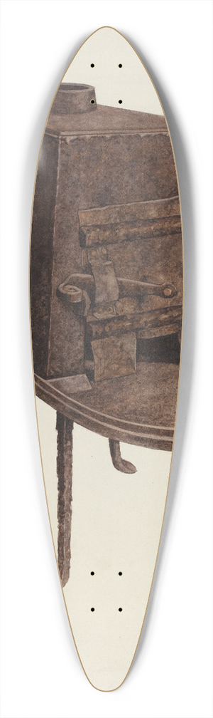 Joseph Glover - Shaker Stove 39.3 inch art pintail longboard deck