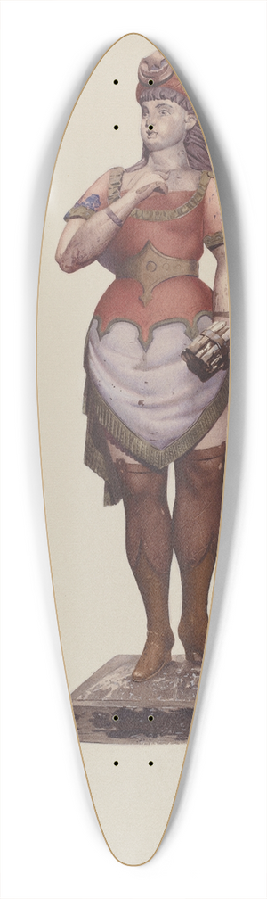 Joseph Goldberg - Cigar Store Figure 39.3 inch art pintail longboard deck