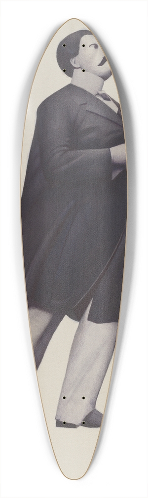 Joseph Goldberg - Figurehead  Samuel Skolfield 39.3 inch art pintail longboard deck