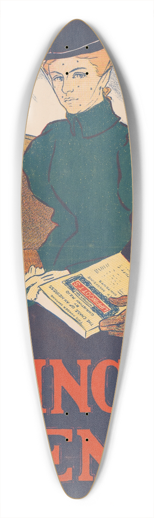 Joseph Gould - Lippincotts December 39.3 inch art pintail longboard deck