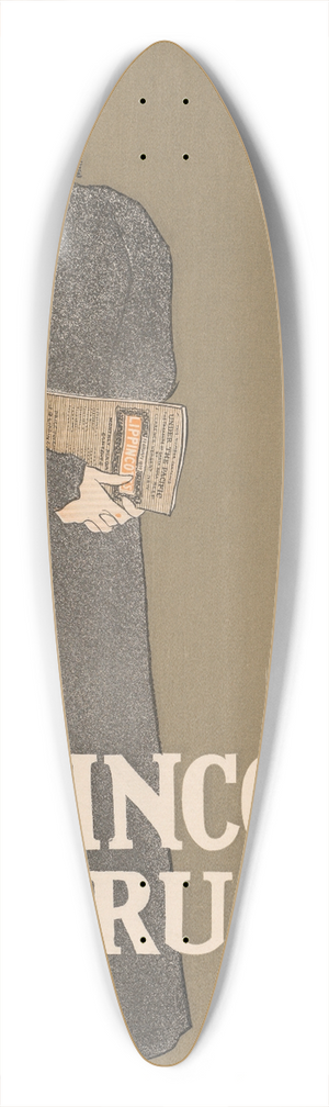 Joseph Gould - Lippincotts February 39.3 inch art pintail longboard deck