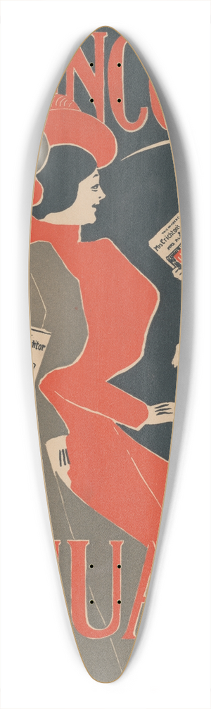 Joseph Gould - Lippincotts January 39.3 inch art pintail longboard deck