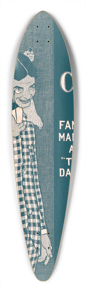 Joseph Gould - Venus & cupid 39.3 inch art pintail longboard deck