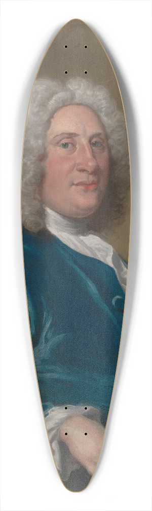 Joseph Highmore - An Unknown Man 39.3 inch art pintail longboard deck