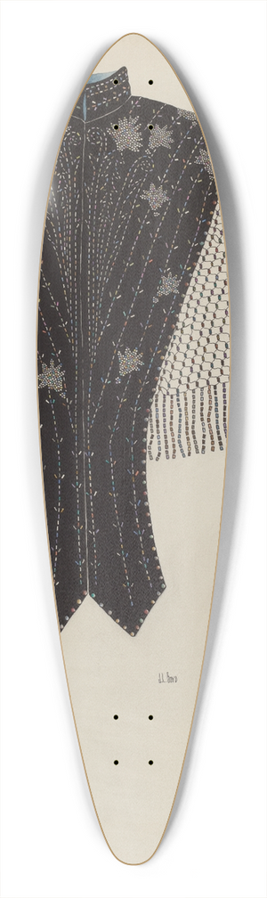Joseph L. Boyd - Cape 39.3 inch art pintail longboard deck