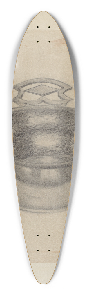 Joseph Leboit - Silver Porringer 39.3 inch art pintail longboard deck