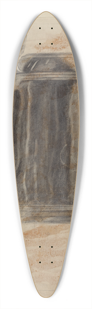 Joseph Leboit - Silver Tankard 39.3 inch art pintail longboard deck