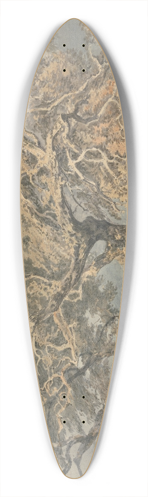 Joseph Mallord William Turner - A Great Tree 39.3 inch art pintail longboard deck Joseph Mallord William Turner - A Great Tree 39.3 inch art pintail longboard deck