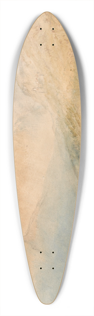 Joseph Mallord William Turner - On the Mosell, Near Traben Trarbach 39.3 inch art pintail longboard deck