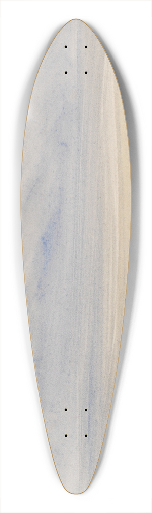 Joseph Mallord William Turner - The Channel Sketchbook 5 39.3 inch art pintail longboard deck