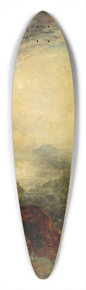 Joseph Mallord William Turner - The Evening of the Deluge 39.3 inch art pintail longboard deck