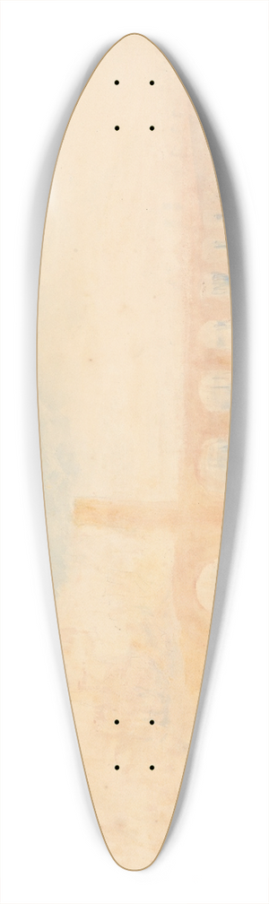 Joseph Mallord William Turner - The Moselle Bridge, Coblenz 39.3 inch art pintail longboard deck