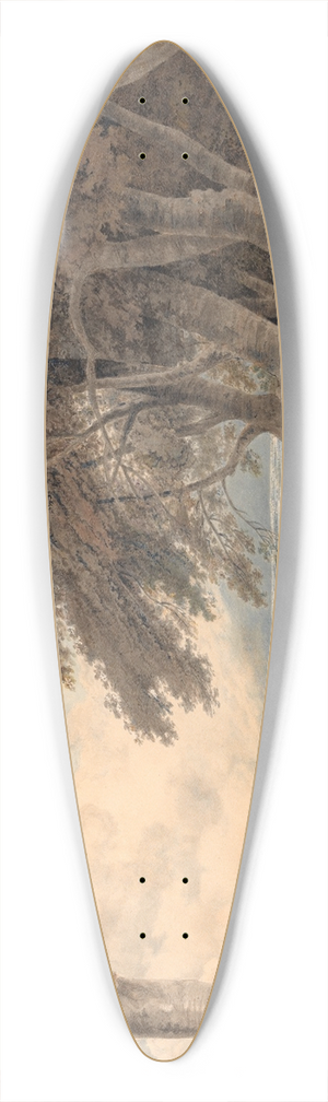 Joseph Mallord William Turner - Windsor 39.3 inch art pintail longboard deck