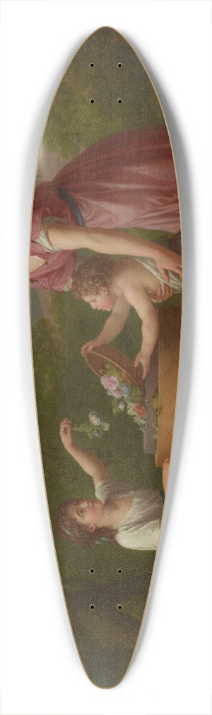 Joseph-Marie Vien - The Sacrifice to Minerva 39.3 inch art pintail longboard deck