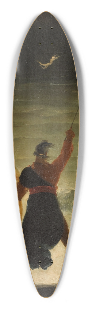 Joseph Severn - Prospero And Ariel, From Shakespearesthe Tempest 39.3 inch art pintail longboard deck
