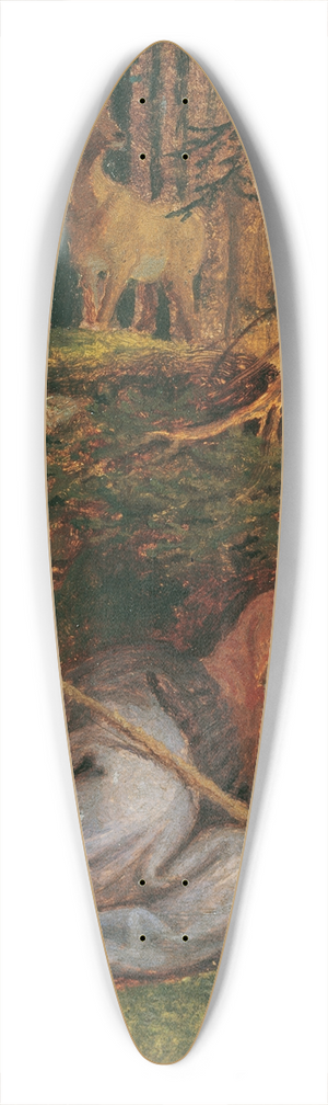 Joseph von Fhrich - Genovevas Rest In The Forest 39.3 inch art pintail longboard deck