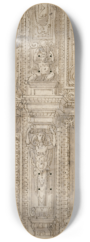 Cherubino Alberti - Detail of CeilingOrnamentation 8.25 inch art skate deck