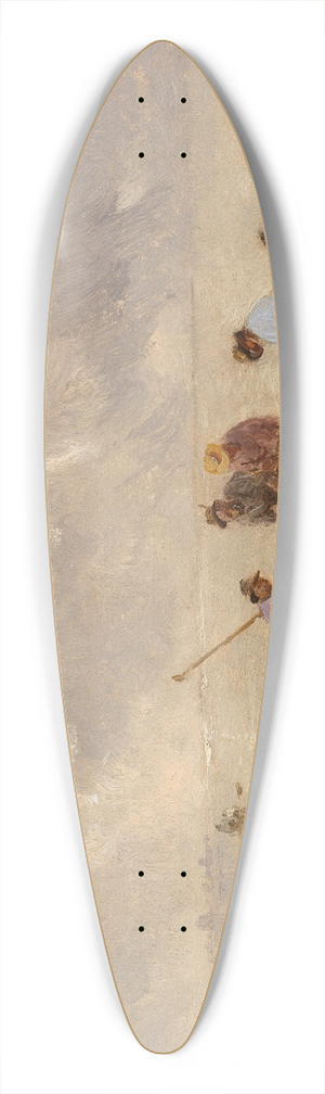 Joseph Wopfner - Chiemseefischer 39.3 inch art pintail longboard deck