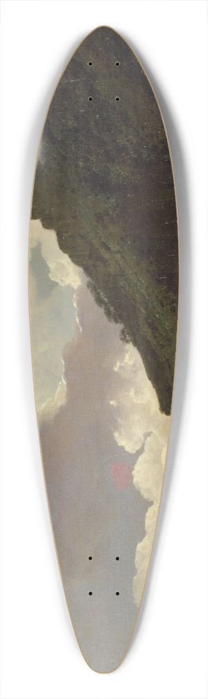 Joseph Wright of Derby - Matlock Tor by Moonlight 39.3 inch art pintail longboard deck