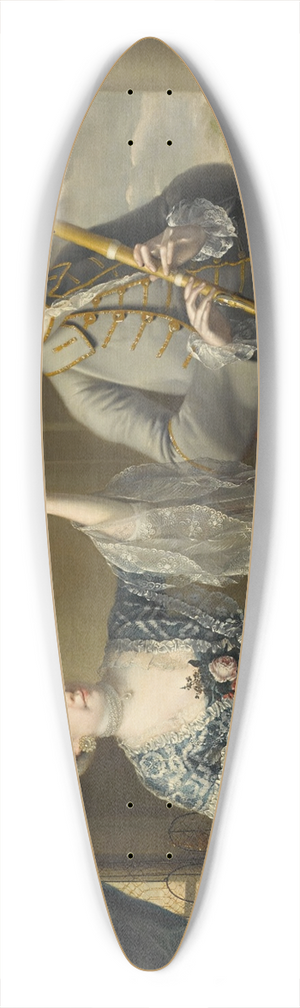 Joseph Wright of Derby - Mr. and Mrs. William Chase 39.3 inch art pintail longboard deck