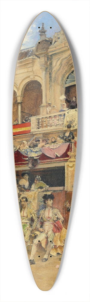 Jos Garca Ramos - Inside The Bullring 39.3 inch art pintail longboard deck