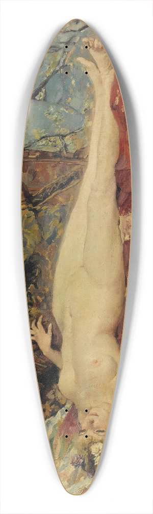 Jos Garca Ramos - Orientalist Nude 39.3 inch art pintail longboard deck