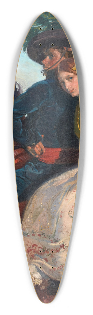 Jos Mongrell - Grupa Valenciana 39.3 inch art pintail longboard deck