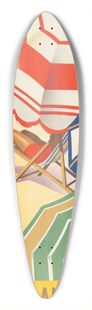 Jos Morell - Playas de Andalucia 39.3 inch art pintail longboard deck