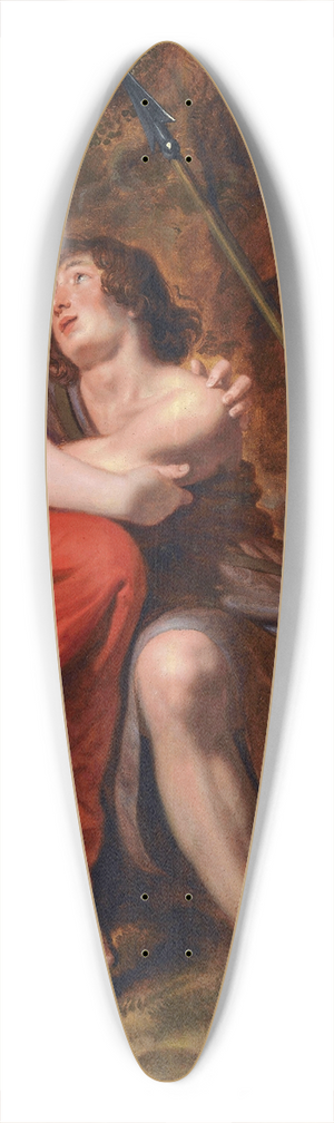 Josse De Pape - Venus and Adonis 39.3 inch art pintail longboard deck