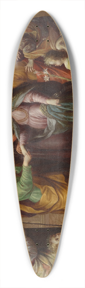 Jos Snchez - The Marriage of the Virgin 39.3 inch art pintail longboard deck