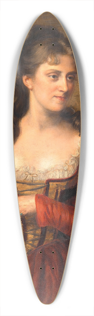 Joszef Kiss - Josefine Domhart (erste Frau Otto Wagners) 39.3 inch art pintail longboard deck