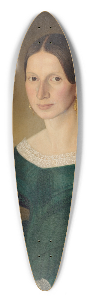 Jozef Boetech Klemens - Portrait of Mrs. Juppov 39.3 inch art pintail longboard deck