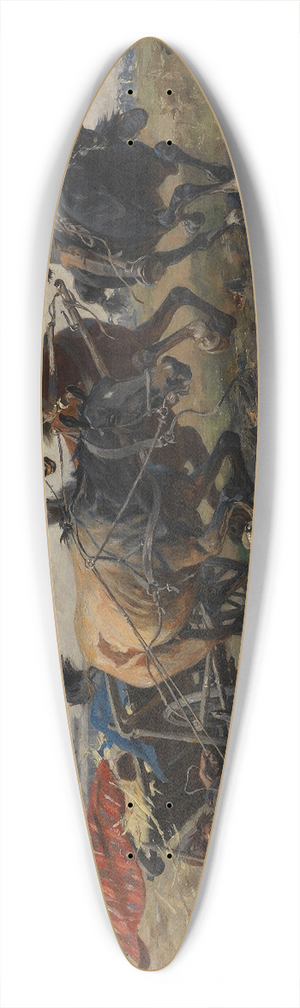 Jozef Brandt - Durchgegangen 39.3 inch art pintail longboard deck Jozef Brandt - Durchgegangen 39.3 inch art pintail longboard deck